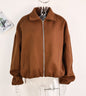Short Loose Jacket Coat Women-6
