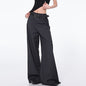 Summer Gray Suit Pants Slimming And Straight Wide-leg Casual Pants
