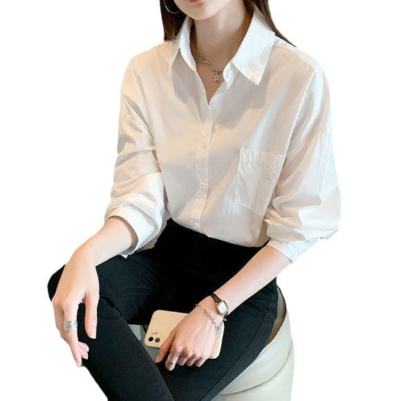 Women's Loose All-match Casual Temperament Shirt Top